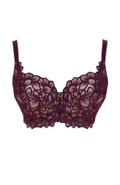 PANACHE - ALLURE FULL CUP BRA IN plum