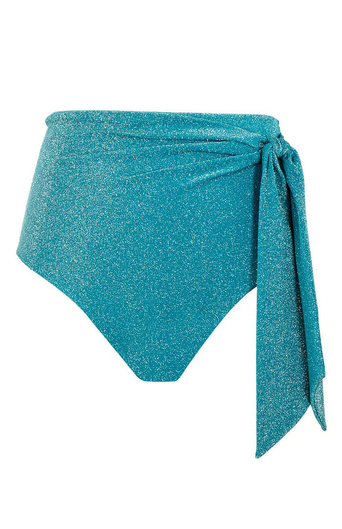 PANACHE - Billie High Waist Brief in Sparkle Teal