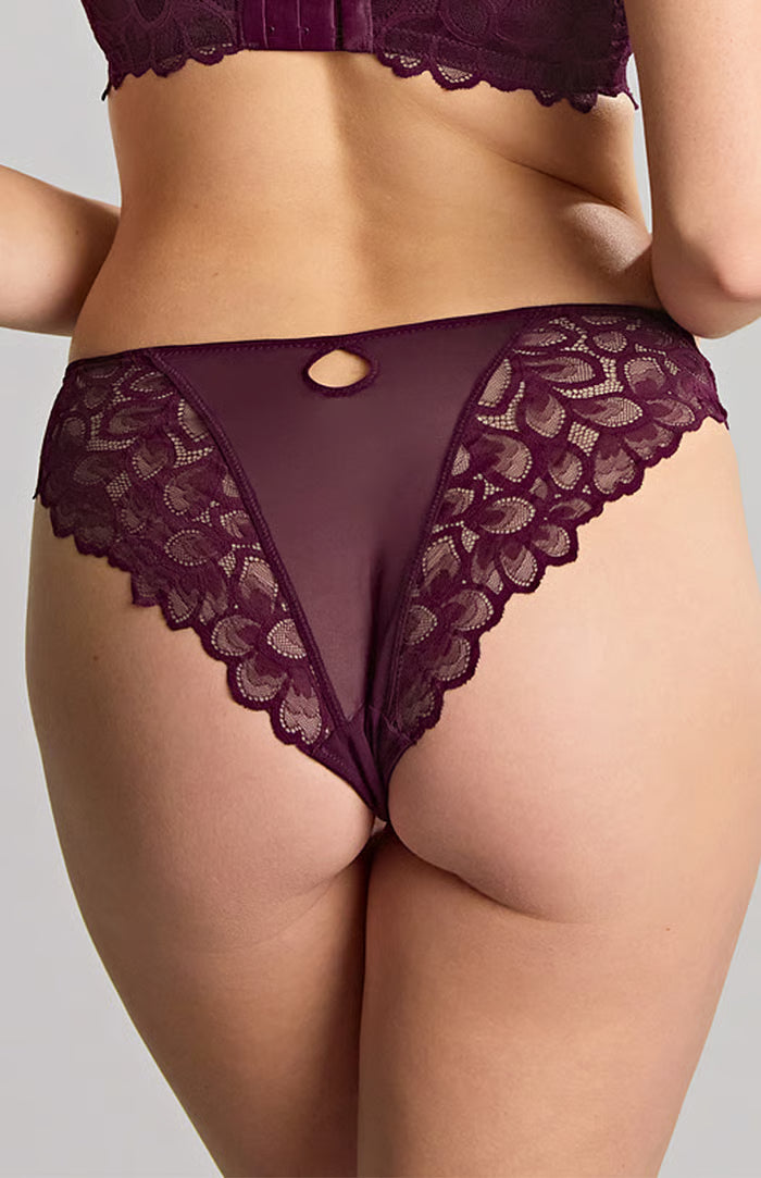PANACHE - ALLURE BRAZILIAN BRIEF IN plum