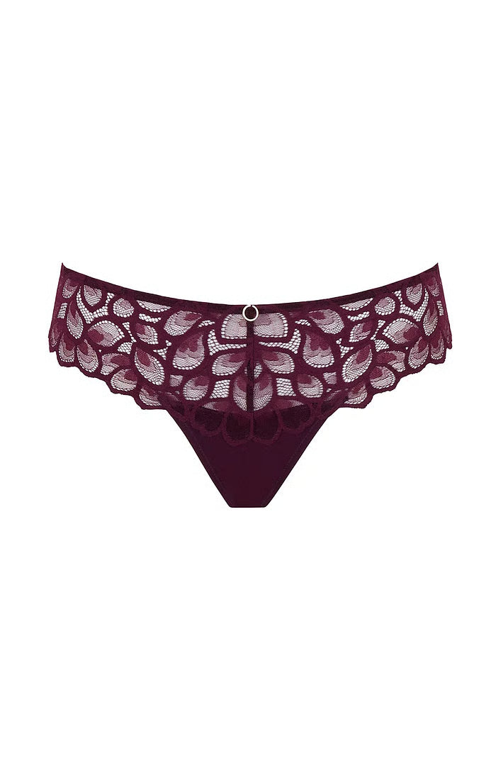 PANACHE - ALLURE Thong IN plum