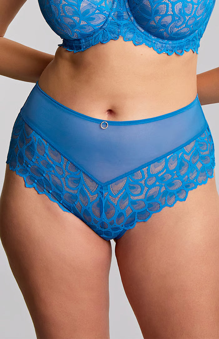 PANACHE - ALLURE DEEP BRIEF IN azure blue