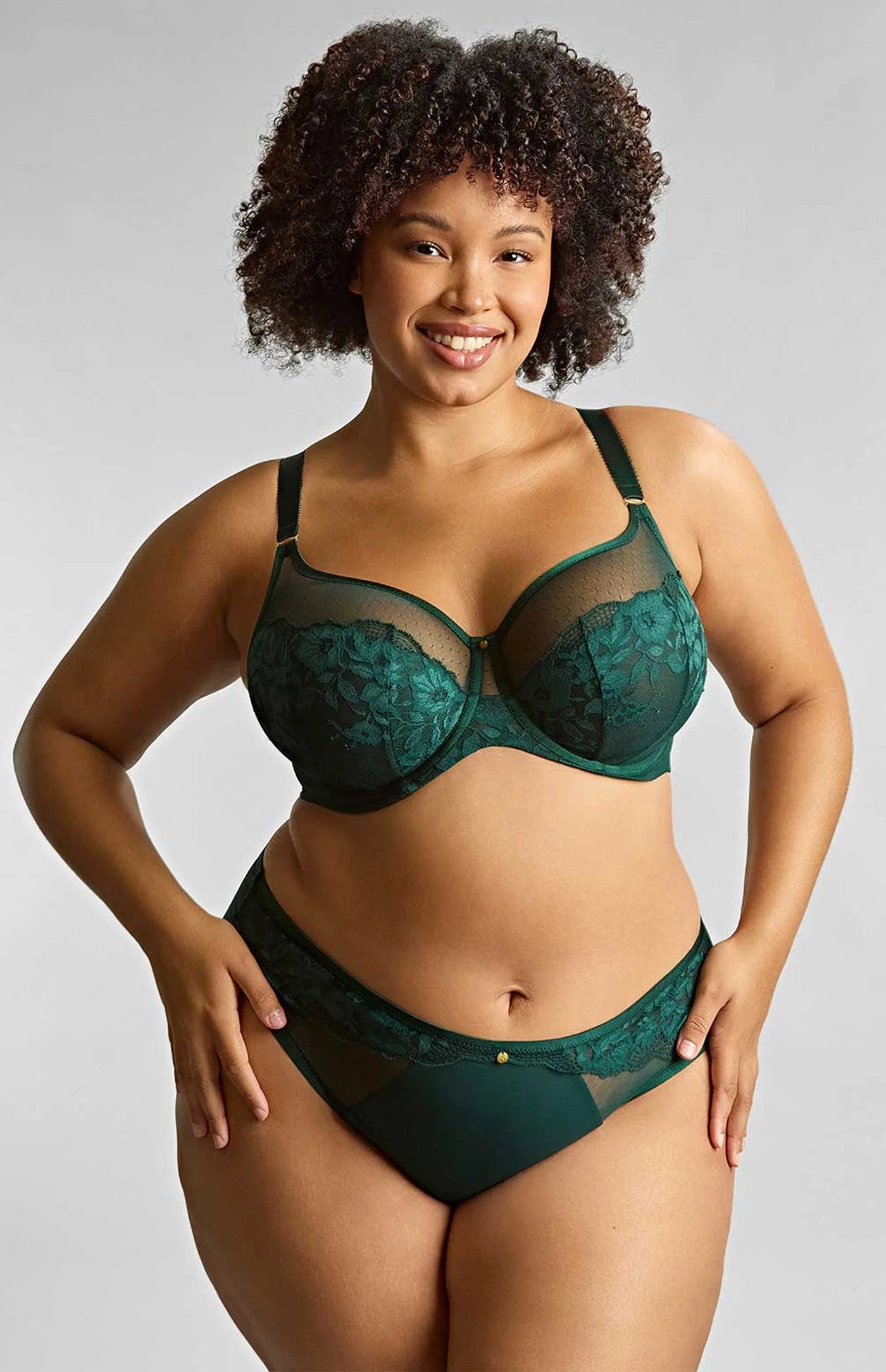 SCULPTRESSE - JOSEPHINE FULL CUP BRA IN Forest Green
