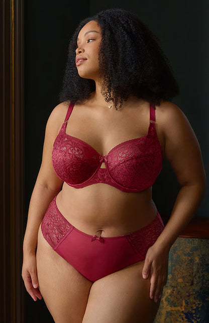 SCULPTRESSE - ESTEL FULL CUP BRA IN Cherry Red