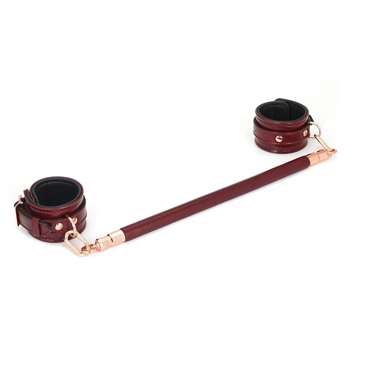 ANON SECRETS - Wine Red - Leather Coated Spreader Bar