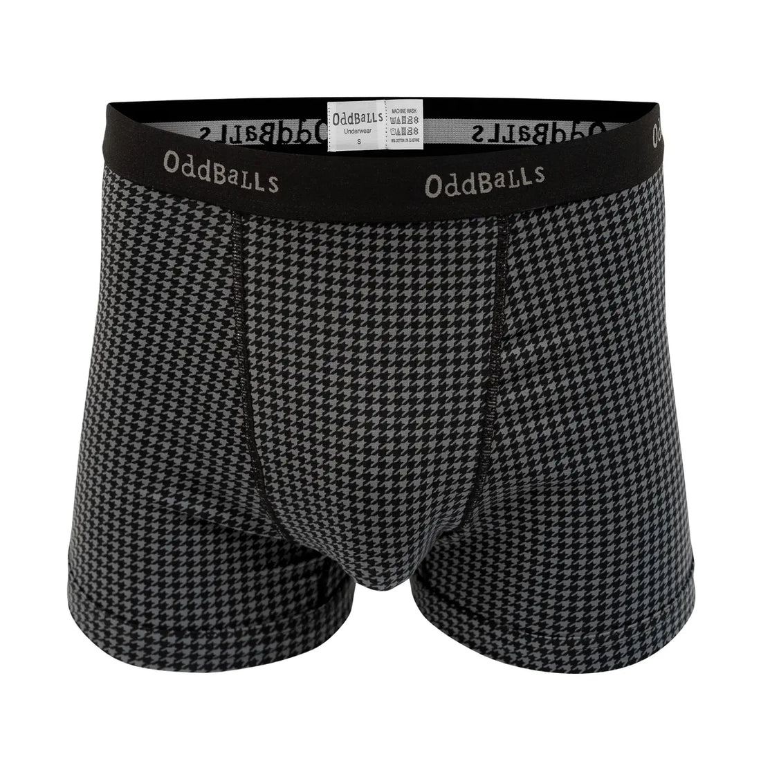 Oddballs - Houndstooth - Mens Cotton Boxer Shorts