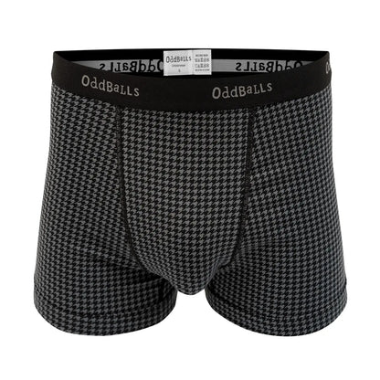 Oddballs - Houndstooth - Mens Cotton Boxer Shorts