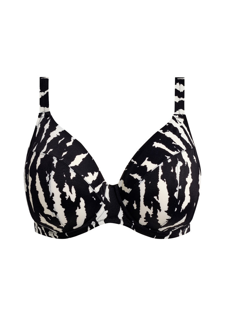 Elomi - Echo Shell Plunge Bikini Top in Black