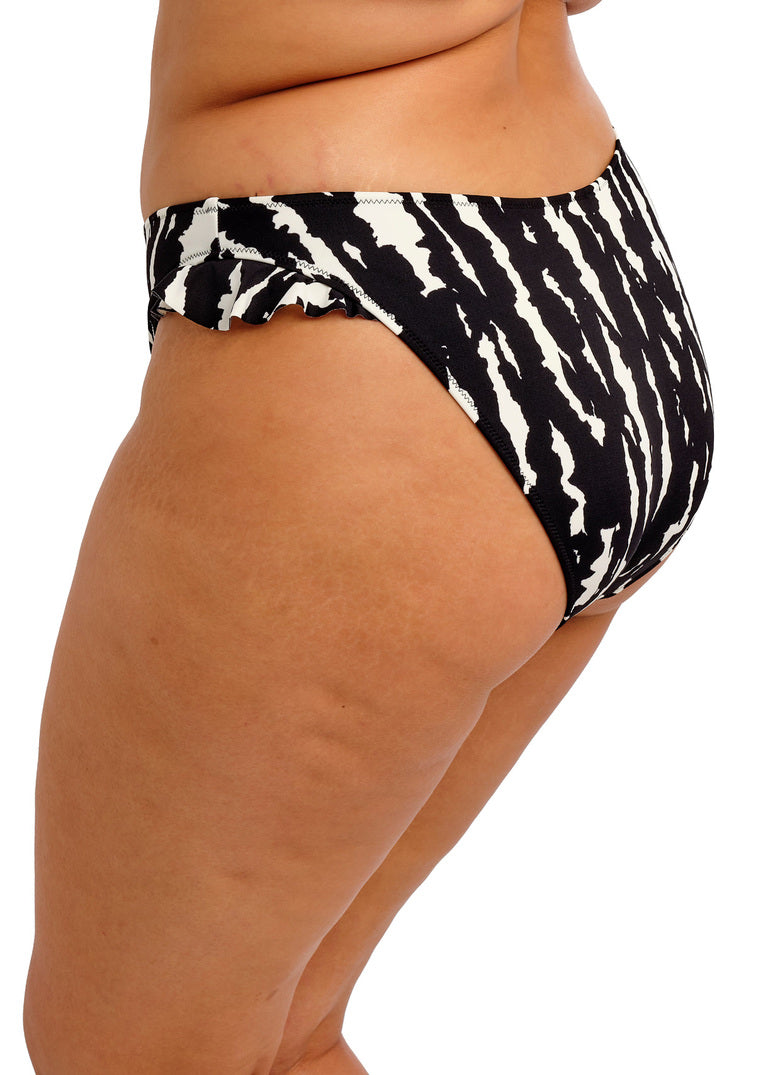ELOMI - Echo Shell High Leg Bikini Brief in Black