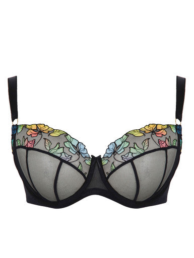 SCULPTRESSE - EDEN BALCONY BRA IN BLACK