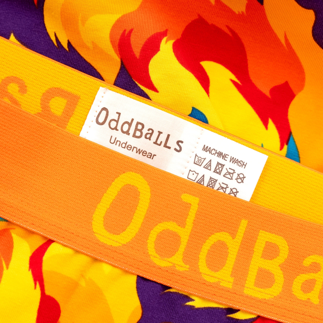 Oddballs - The Rolling Stones - Great Balls of Fire - Mens Cotton Boxer Shorts