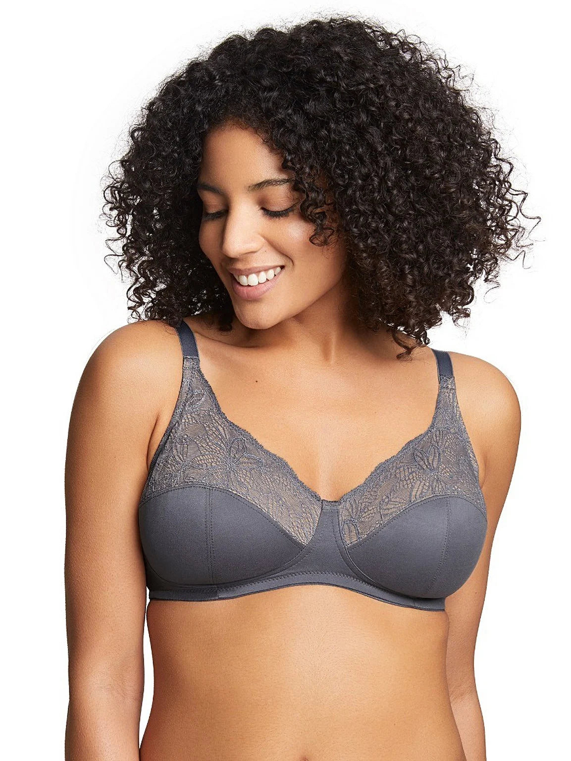 Royce - Joely wire free bra in grey