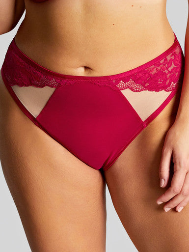 SCULPTRESSE - JOSEPHINE BRIEF IN MAGENTA AND LATTE