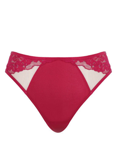 SCULPTRESSE - JOSEPHINE BRIEF IN MAGENTA AND LATTE