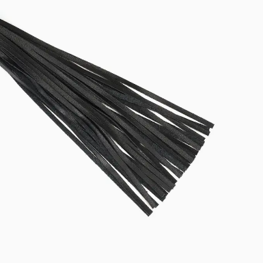 ANON SECRETS - DEMONS KISS BLACK LEATHER FLOGGER