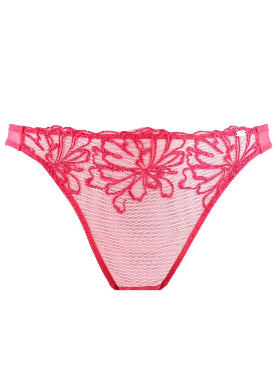 PRETTY POLLY - Peony Embroidery Mini Brief - Crimson