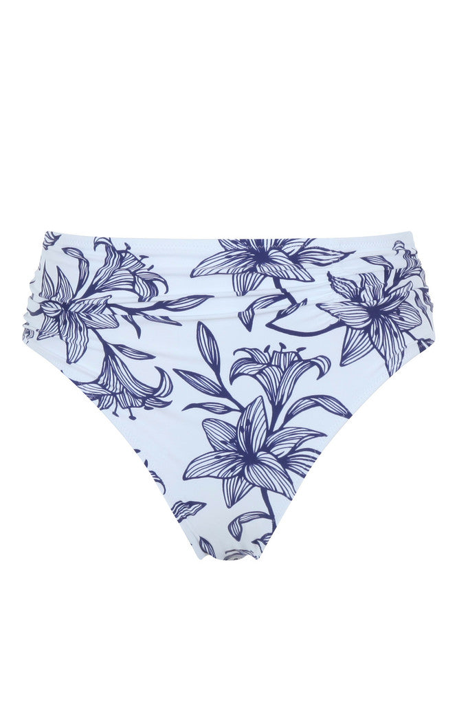 PANACHE - MIDI GATHERED BIKINI BRIEF IN CAPRI