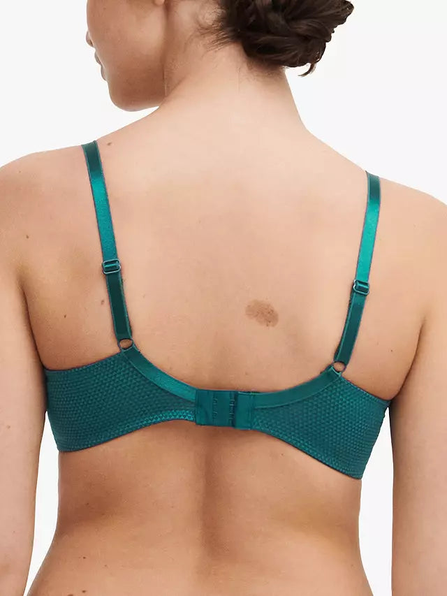 PASSIONATA - BROOKLYN PLUNGE BRA IN ORIENTAL GREEN