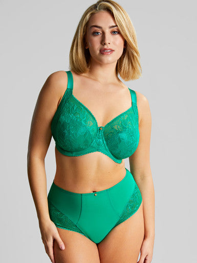 SCULPTRESSE - DREAM PLUNGE BRA IN EMERALD