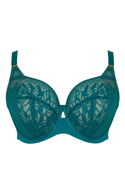 SCULPTRESSE - Sophia Full Cup Bra in Teal Blue