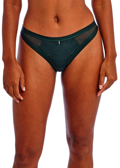 FREYA - TAILORED BRAZILIAN BRIEF IN DEEP EMERALD