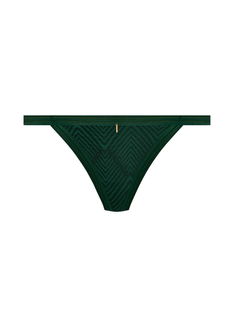 FREYA - TAILORED BRIEF IN DEEP EMERALD