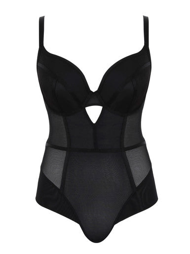 PANACHE - TANGO ESSENCE OBSIDIAN PLUNGE BODYSUIT