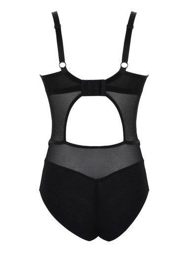 PANACHE - TANGO ESSENCE OBSIDIAN PLUNGE BODYSUIT