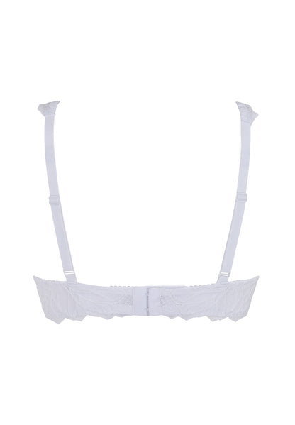 GOSSARD - Lace Soiree Padded Plunge Bra - White