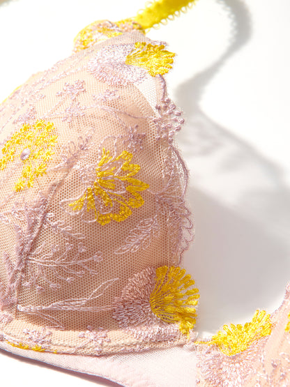 PASSIONATA - Chloe padded Plunge bra in eden pink