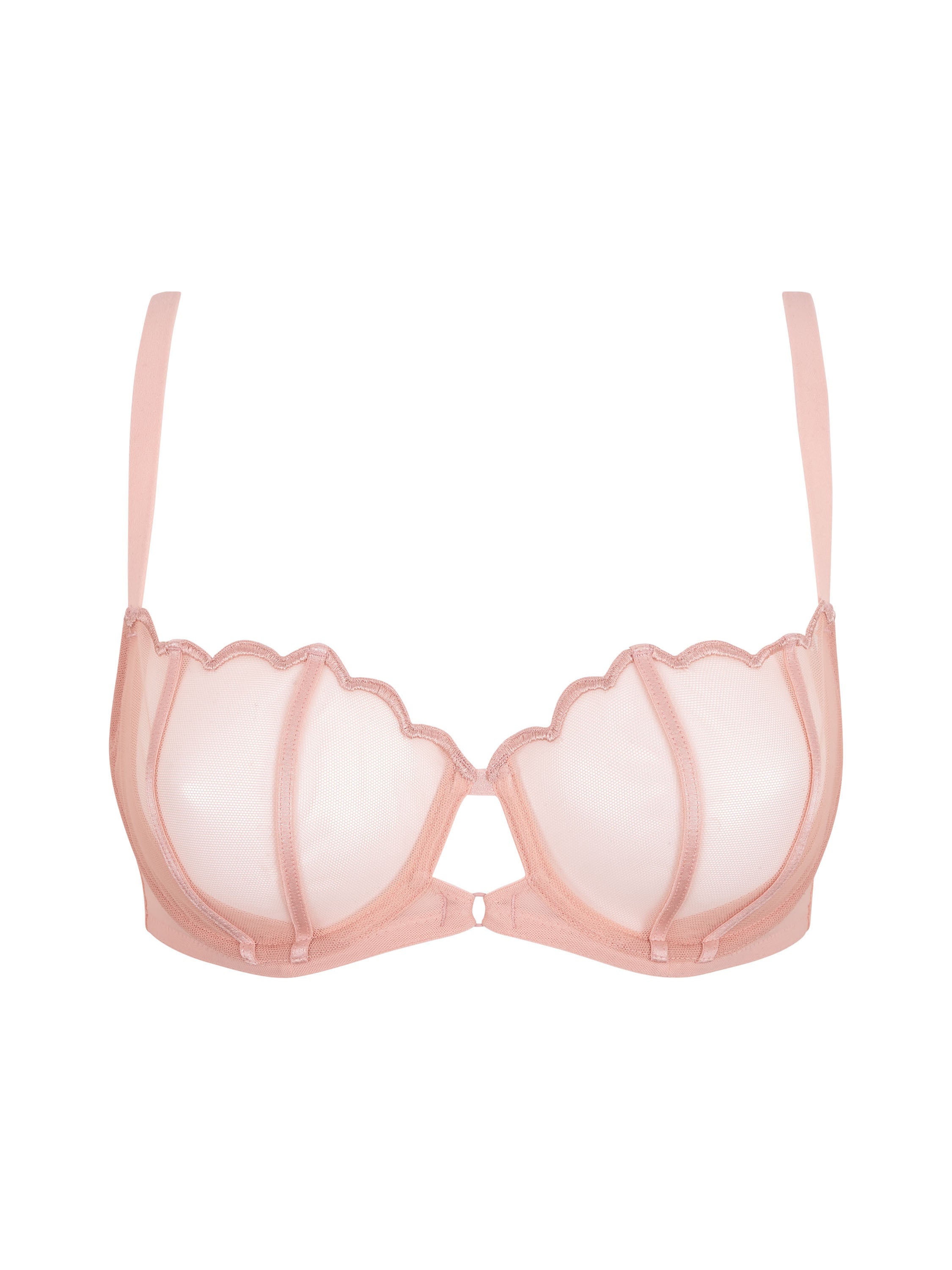 GOSSARD - OBSESSION NON PADDED BALCONETTE BRA in Blush